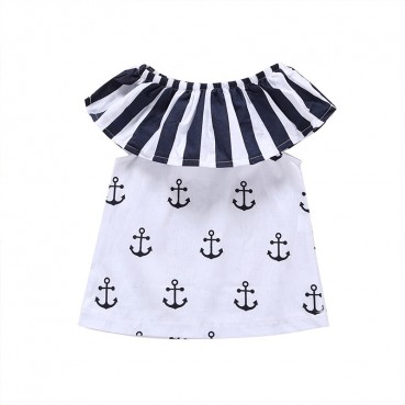 [Knitting] Summer Sleeveless Baby Dress Lotus Collar Fashion Baby Clothing European and American Baby Child Skirt Hot