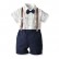 Manufacturers hot boys and pole pants short shirt two-piece summer European and American fashion childrens clothing