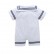 INS summer baby short-sleeved triangle navy sauce style