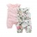 INS newborn summer explosion models 2 pieces of infant vest hanie crash coated cotton