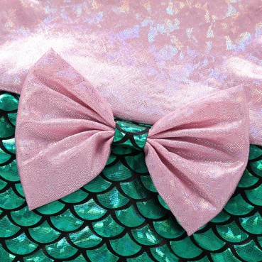 Spot infant girl summer mermaid bow troops