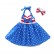 European and American girls dress summer new childrens hanging skirt