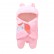 Newborn baby bag is held by the baby warming by the autumn and winter plush embroidered