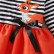 [Knit] girls dress long sleeve cartoon striped butterfly childrens mesh skirt fashion childrens clothing spring