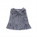 Spot summer Europe and the United States and medium-child girls womens clothing bow stripes tide fan half length