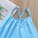 [Woven] Summer European and American girls dress skirt baby childrens candy color solid color fashion ceiling skirt A