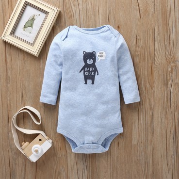 [Affixing] baby continuous sleeve cartoon fashion men and women baby harays rustering out clothing