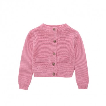 Childrens clothing INS Spring and Autumn Baby Knit Top Cardigan Wild Girl Baby Jacket Girl