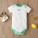 Net red baby triangle ha clothing INS Europe and the United States newborn casual clothes female combed cotton summer