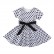 [Woven] spot summer Europe and the United States and the United States childrens clothing bow dot short-sleeved dress