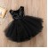 Factory direct girl pink mesh princess skirt childrens summer sleeveless bow tab dance dress