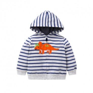 Autumn and winter new childrens clothing men and women childrens long-sleeved casual jacket hooded cardigan coat