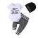 Europe and the United States spot baby clothes set spring and autumn baby long sleeve letter Ha clothing 3 piece