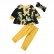 [Knitting] spot baby print set long-sleeved leaves, leaf clothes trousers children 3 sets of wholesale hot sale