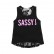 INS explosion girls summer black sexy hollow hook flower strap lace vest female wearing short section