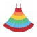 [Knit] factory spot summer Europe and the United States and child girls clothing colorful color matching hanging dress