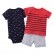 INS newborn 3 pieces of summer new baby lingerie hare children T-shirt childrens suit wholesale