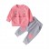 [Knitting] baby young children cute cartoon round collar sweater two-piece men and women baby sweatshirt suit