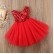 Factory direct girl pink mesh princess skirt childrens summer sleeveless bow tab dance dress