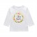 [Knit] childrens sisters, autumn, white cartoon wreath, spring, autumn T-shirt, clothes, wholesale, selling