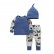 Autumn and winter new INS with men and women three-piece baby baby three-piece T-shirt + trousers + hat childrens suit