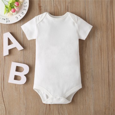 Net red baby triangle ha clothing INS Europe and the United States newborn casual clothes female combed cotton summer