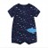 [Knitting] new infant suite summer short-sleeved mens baby card printing flower circle short rope wholesale