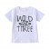 [Knit] spot childrens summer short-sleeved T-shirt letters round neck fashion wild boys costume manufacturers direct