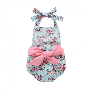 INS explosion models summer cute new childrens baby flower nephewless sleeveless