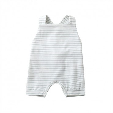 Summer men and women baby newborn baby continuous sleeveless striped ha cloth short climbing climb hot sale