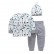 INS new set infant full print arrow three-piece long-sleeved T-shirt trousers hat