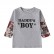 [Knit] new European and American fashion splicing tattoo print boys t-shirt cotton long sleeve spring autumn