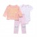 [Woven] Spot Spring and Autumn European and American baby girls suit trousers long-sleeved three-piece childrens