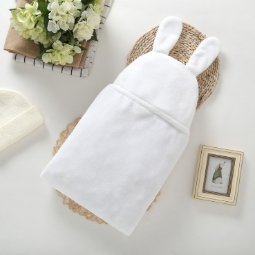 Baby hugged by newborn bag plush new birth spring and autumn winter plus thick hollow blanket 襁褓 quilt baby