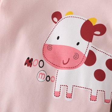 Spot baby tosh cartoon fashion long-sleeved baby cotton climbing clothes out of the spring, autumn hot sale