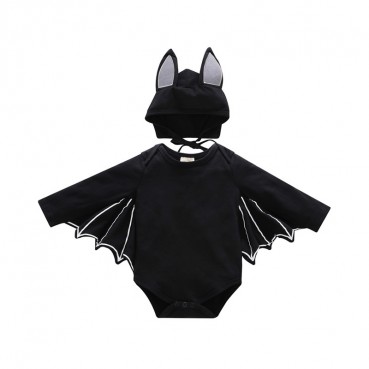 Childrens clothing autumn boys set newborn bats long sleeve clothes + hats set