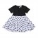 [Woven] Spot Summer Korean version of the child girls dress round point princess round neck short-sleeved dress