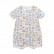 Summer baby short sleeve linnating clothing men and women baby short-sleeved co-jacket striped cartoon short rope hot