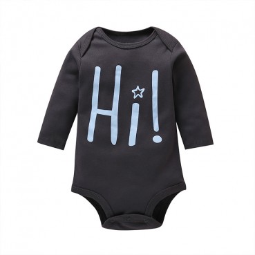 [Affixing] baby continuous sleeve cartoon fashion men and women baby harays rustering out clothing