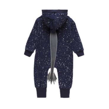 Childrens clothing autumn and winter new newborn climbs out of clothing, cute baby dinosaur long-sleeved coat clothes