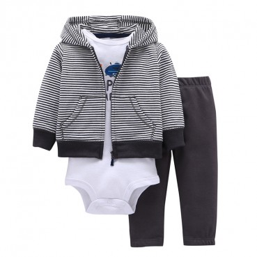 Infant cotton clothing newborn imitation lamb hooded coat haha ​​clothing suit