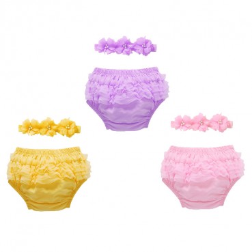 INS explosion models childrens shorts three-color mesh lace small panties can wear a triangle underwear factory