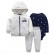 Autumn hot childrens suit children jacket + hare + trousers three-piece suit