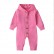 New baby hooded coat coat solid color single row childrens clothing spring long sleeve ridsencing wholesale