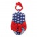 Childrens Wear Summer Girl Independence Day Hanging Belt Covered Swimwear Set Swimming Products Wholesale