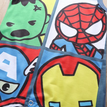 [Knitting] baby young childrens lover cartoon superhero baby hare baby sleeveless vest ridiculous clothing hot