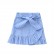 Spot summer Europe and the United States and medium-child girls womens clothing bow stripes tide fan half length