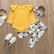 [Knitting] INS Spring and Autumn New Baby Set Long Sleeve, Mega, Pants Print, Fashion Baby, 3-piece Boy, wholesale