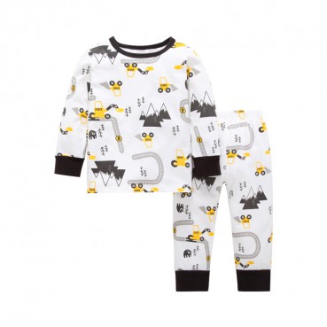 Newborn clothes 0-1 years old suit baby bottom pajamas new lingerie autumn clothes heating trousers suit