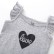 Childrens clothing INS cotton sleeveless ligatus jacket three-h-haired horn heart female baby child child dress print